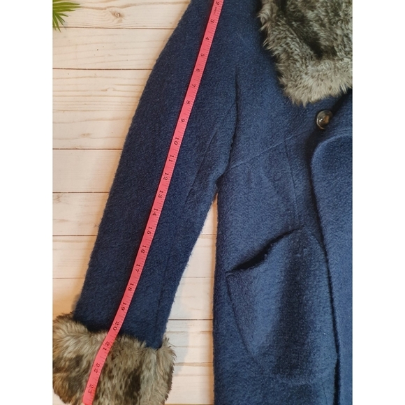 Apt.9  Double Breasted Winter Jacket, Oversized Pea Coat, Small - Picture 12 of 16